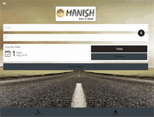 Tablet Screenshot of manishbus.com